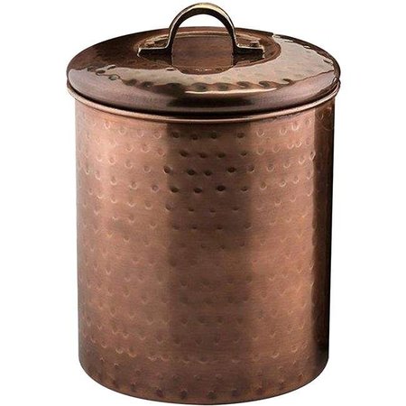 NUSTEEL Nusteel TG-1843AC-2 2 qt. Hammered Antique Copper Canister TG-1843AC-2